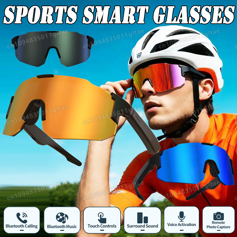 Audio Music Bluetooth - Inteligentne okulary rowerowe z kamerą, funkcją