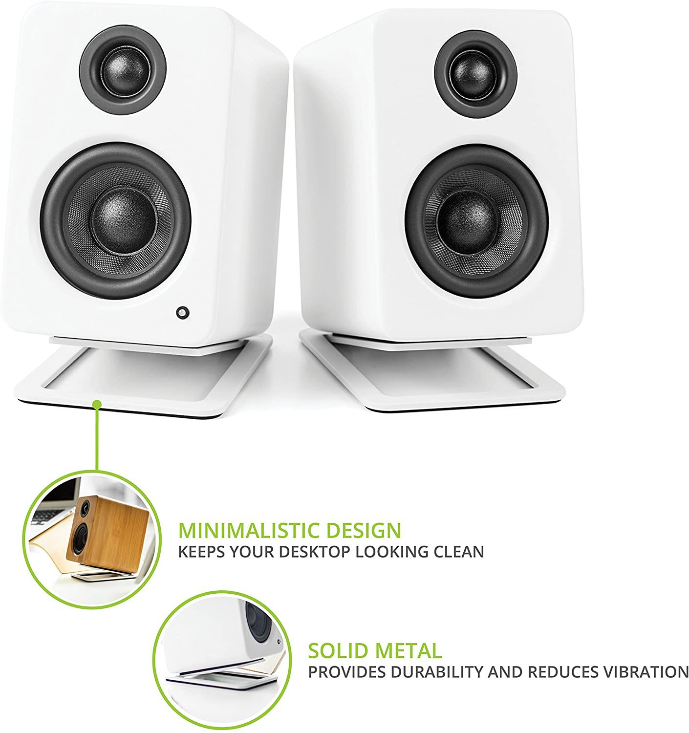 Studio Monitor Speaker - Łatwe statywy głośnikowe Małe metalowe statywy