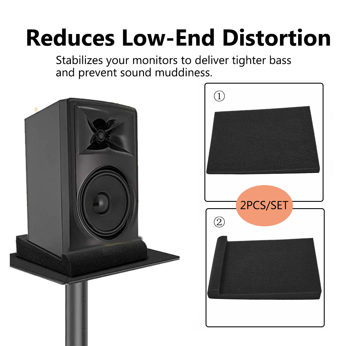 Podkładki izolacyjne do monito – Studio Monitor Speaker recenzja i cena