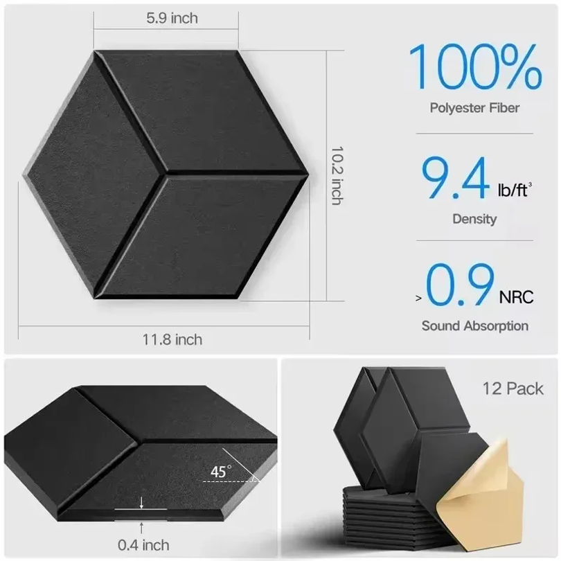 12 szt. Samoprzylepnych Sześci – Studio Monitor Speaker recenzja i cena