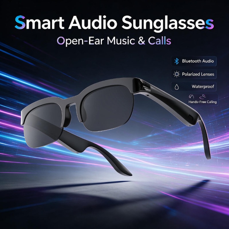Inteligentne okulary audio z p – Audio Music Bluetooth recenzja i cena