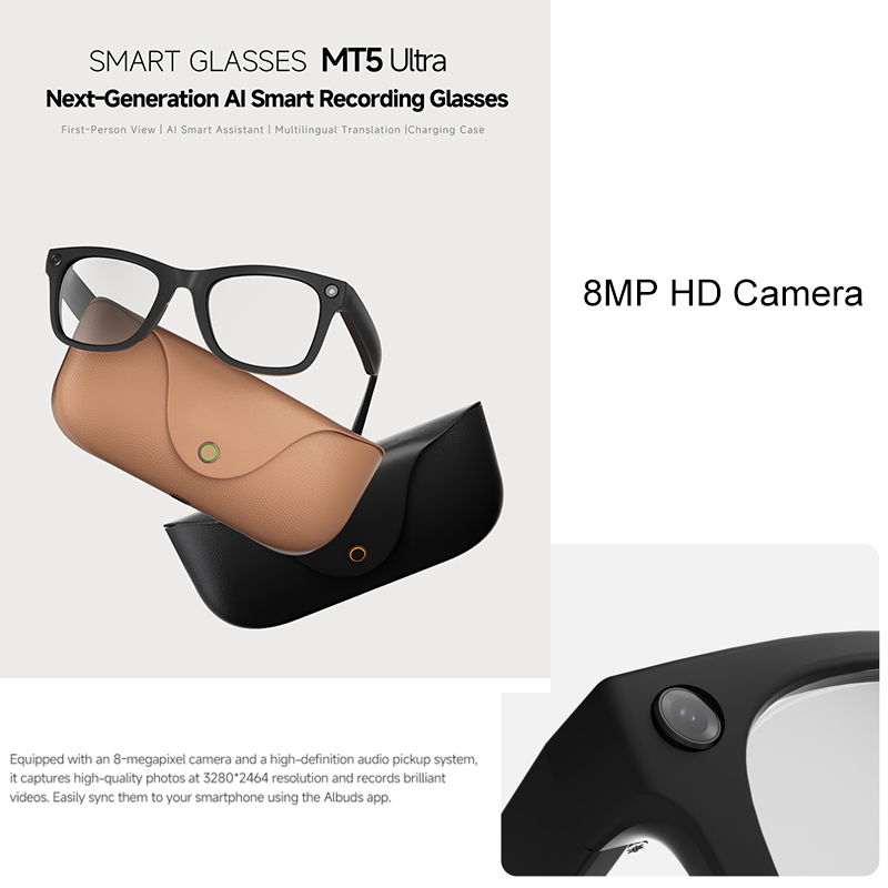 Inteligentne okulary AI 2026 H – Audio Music Bluetooth recenzja i cena