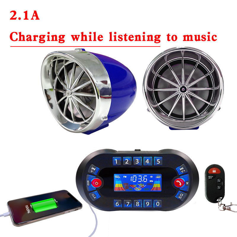 MT730 motocyklowy głośnik Blue – Audio Music App recenzja i cena