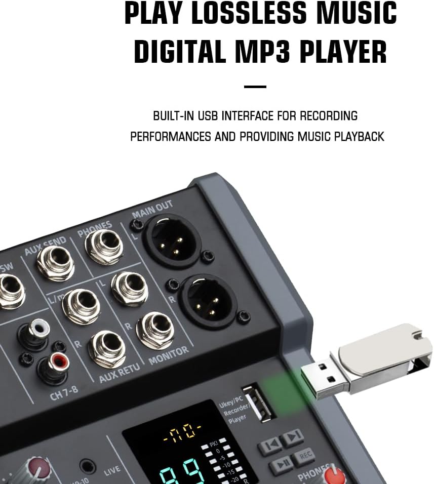 Profesjonalny mikser audio 99D – Audio Music Effect recenzja i cena