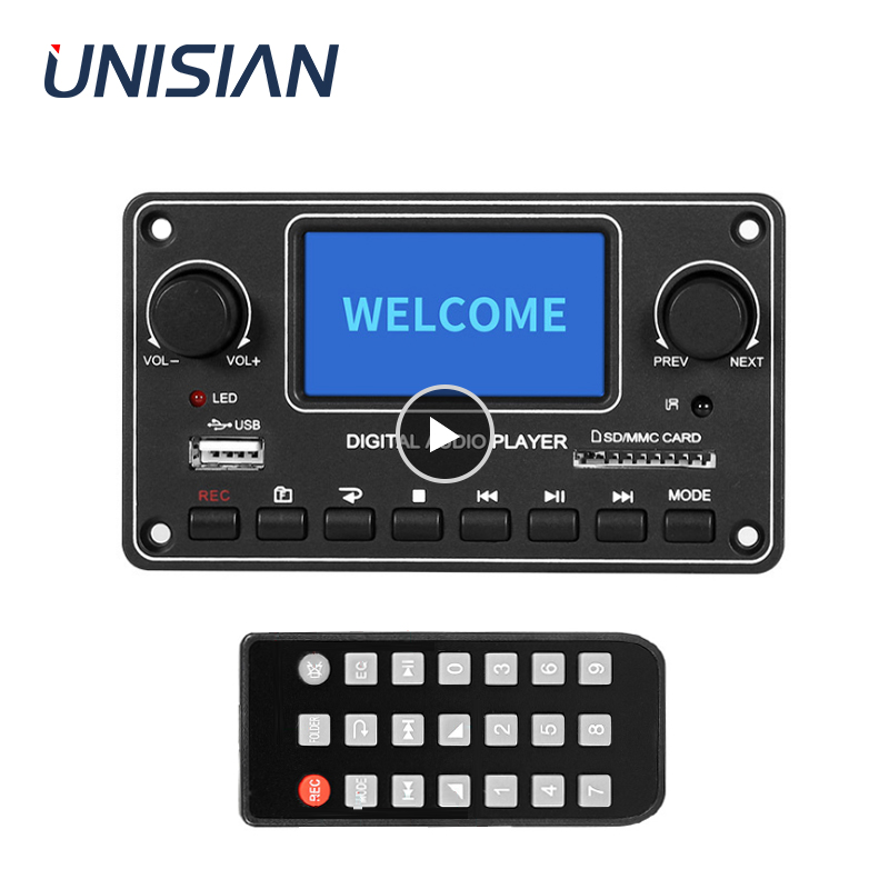 Moduł odtwarzacza LCD UNISIAN  – Audio Music App recenzja i cena