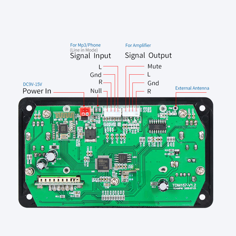 Moduł odtwarzacza LCD UNISIAN  – Audio Music App recenzja i cena