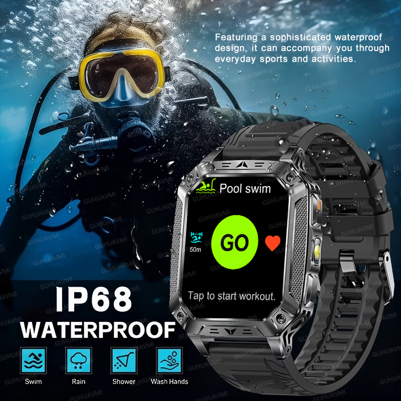 TANK Military 1400mAh Smartwat – Audio Music Light recenzja i cena