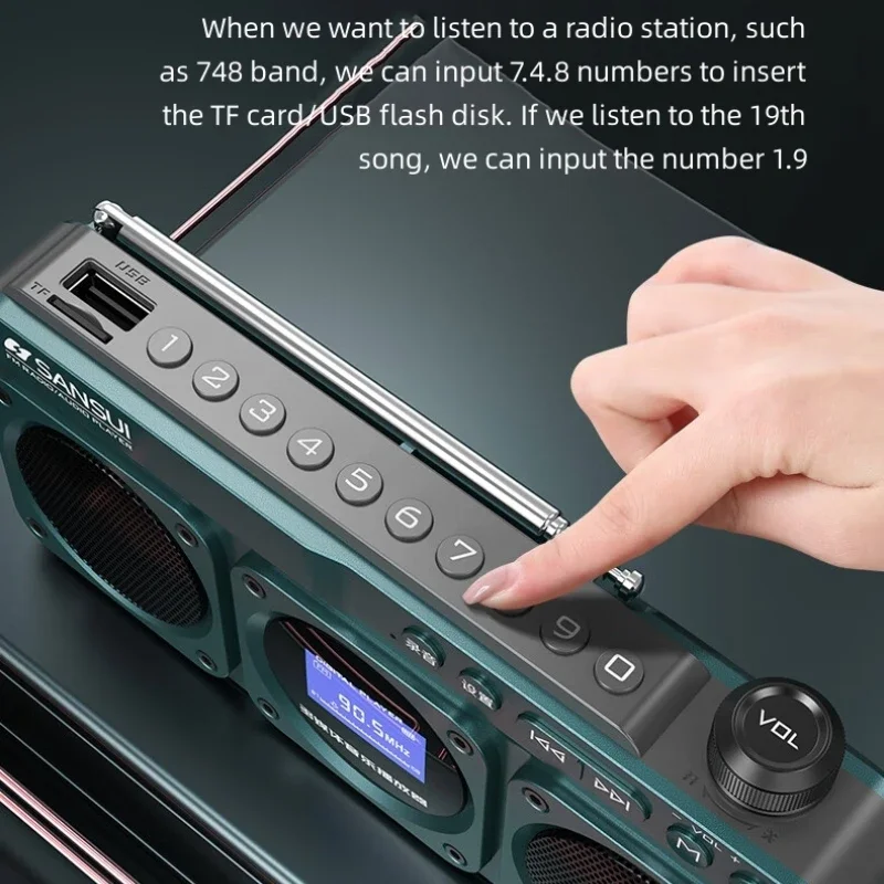 Przenośne radio F28 FM Jakość  – Audio Music To Lyrics recenzja i cena