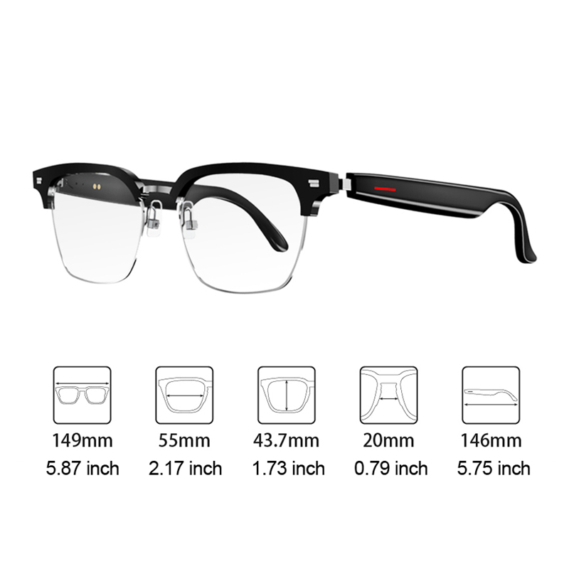 Inteligentne okulary do jazdy  – Audio Music Bluetooth recenzja i cena