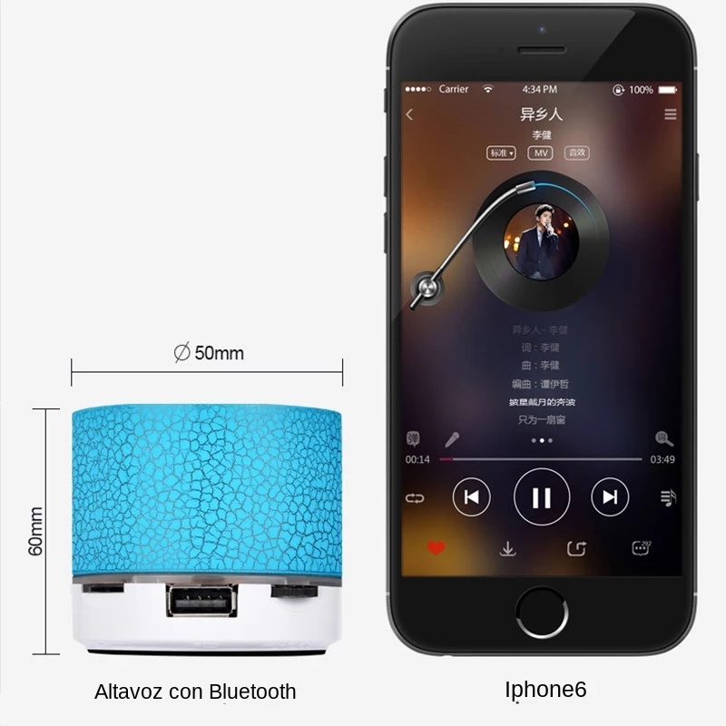 Mini Przenośny Głośnik Zewnętr – Audio Music App recenzja i cena